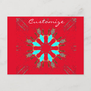 Postal Fenómenos de punta de flecha Pow-wow Thunder_Cove