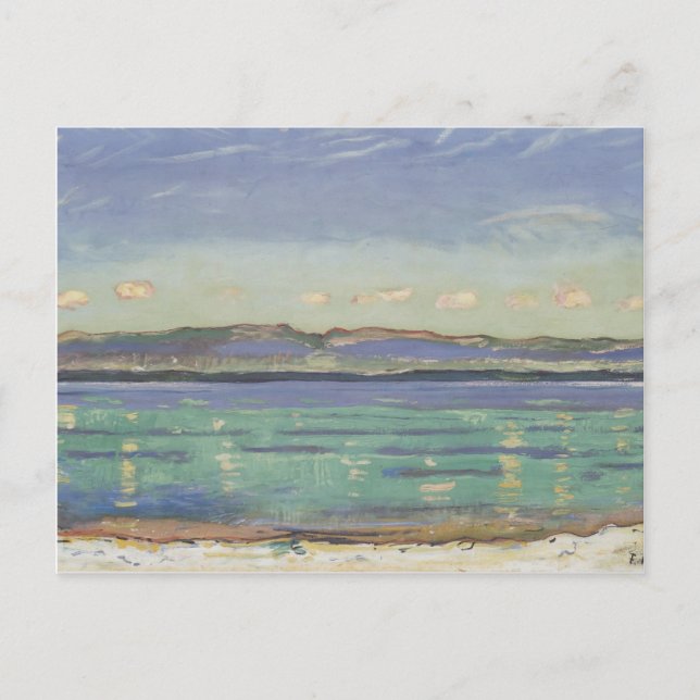 Postal Ferdinand Hodler- Paisaje con ritmo (Anverso)
