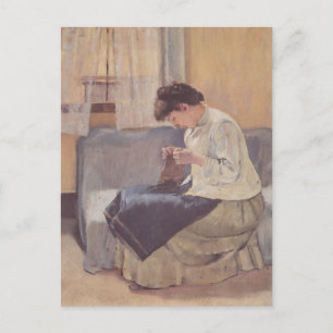 Postal Ferdinand Hodler-Seamstress