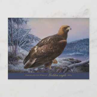 Postal Ferdinand von Wright Golden Eagle 1884 CC0314