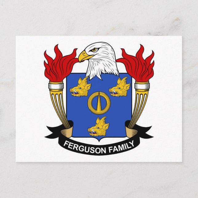 Postal Ferguson Family Crest (Anverso)