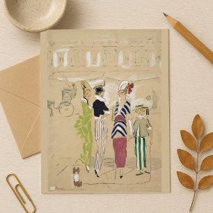 Postal Feria de vanidad en la avenida (1914)