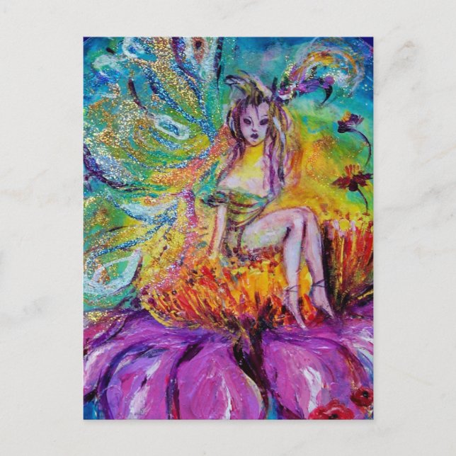 POSTAL FERIA EN EL DORMITORIO DE LA NOCHE (Anverso)