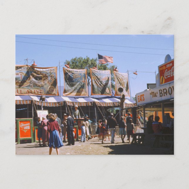 Postal Feria Estatal de Vermont, 1941 (Anverso)