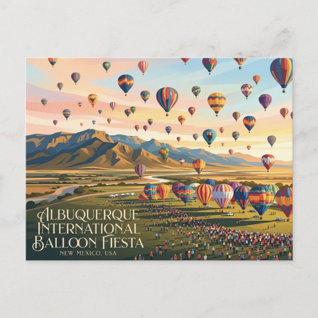Postal Feria Internacional de Globos de Albuquerque (Anverso)