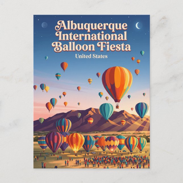 Postal Feria Internacional de Globos de Albuquerque (Anverso)
