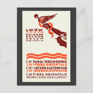 Postal Feria Internacional del Lwow Oriental de 1929