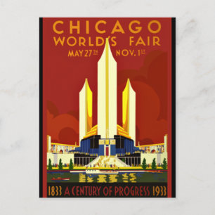 Postal Feria Mundial de Chicago, 1933