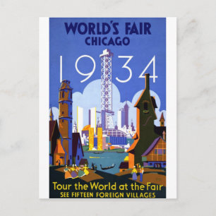 Postal Feria Mundial de Chicago de 1934