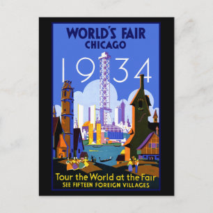 Postal Feria Mundial de Chicago de 1934