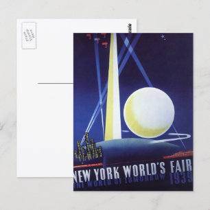 Postal Feria Mundial de la Ciudad de Nueva York en 1939, 