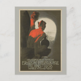 Postal Feria Mundial de Milán de 1906