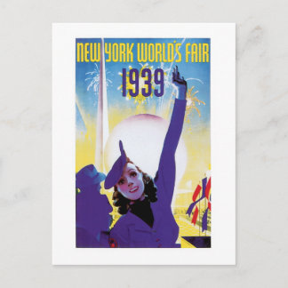 Postal Feria Mundial de Nueva York, 1939
