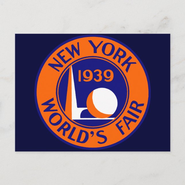 Postal Feria Mundial de Nueva York de 1939 (Anverso)