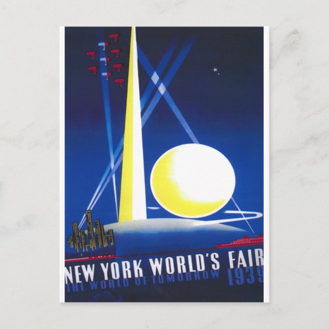 Postal Feria Mundial de Nueva York de 1939 (Anverso)