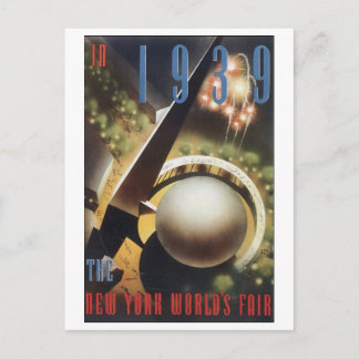 Postal Feria Mundial de Nueva York de 1939