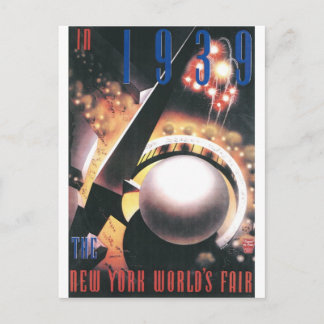 Postal Feria Mundial de Nueva York de 1939