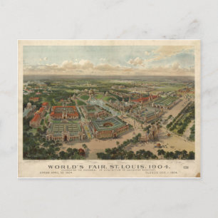 Postal Feria Mundial de St. Louis de 1904