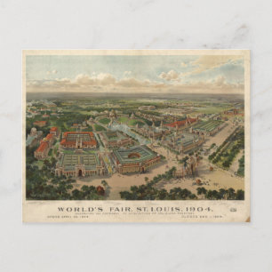Postal Feria Mundial de St. Louis de 1904