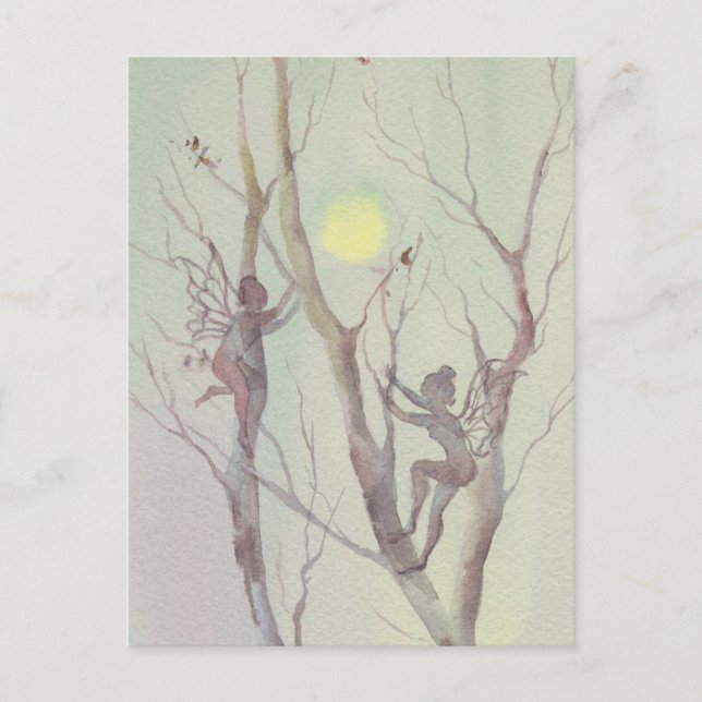 Postal FERIAS DE ÁRBOLES por SHARON SHARPE (Anverso)