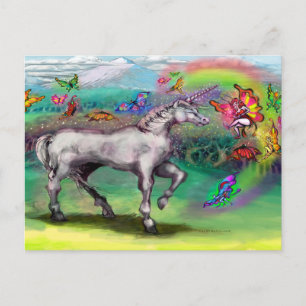 Postal Ferias Rainbow Unicorn