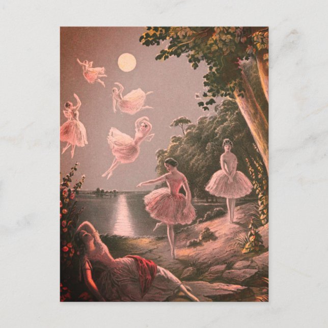 Postal Ferias Vintage De Noche (Anverso)