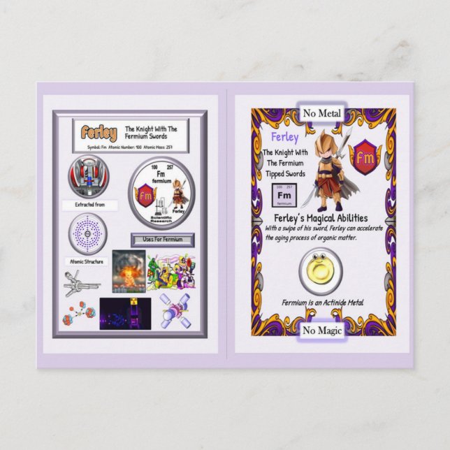 Postal Ferley - Knight Fermium Swords (Anverso)