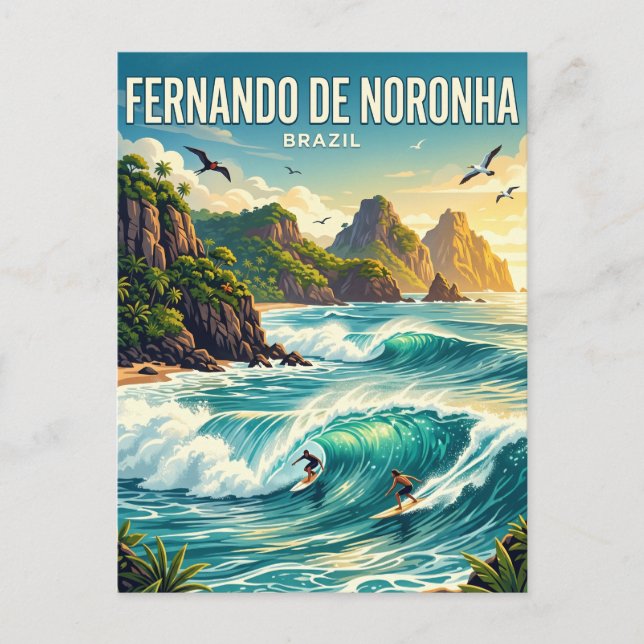 Postal Fernando de Noronha Brasil (Anverso)