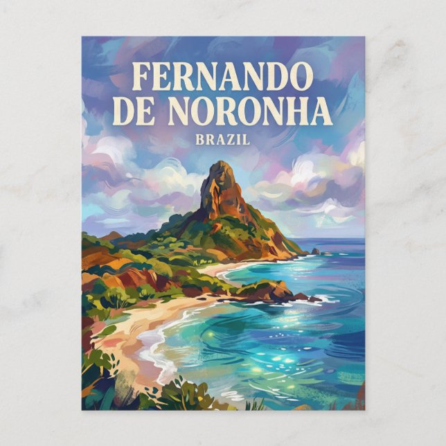 Postal Fernando de Noronha Brasil (Anverso)
