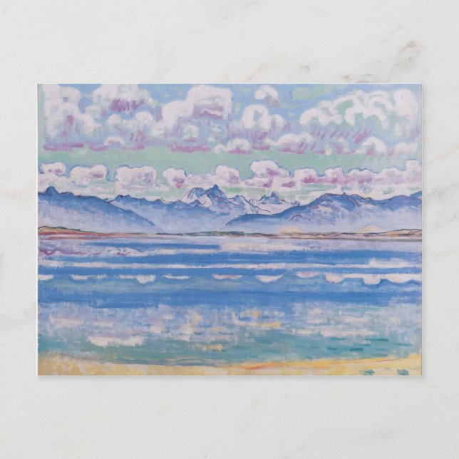 Postal Fernando Hodler- Weisshorn de Montana (Anverso)