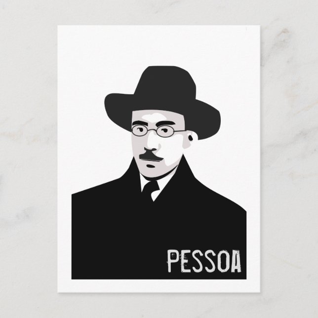 Postal Fernando Pessoa Postcard (Anverso)