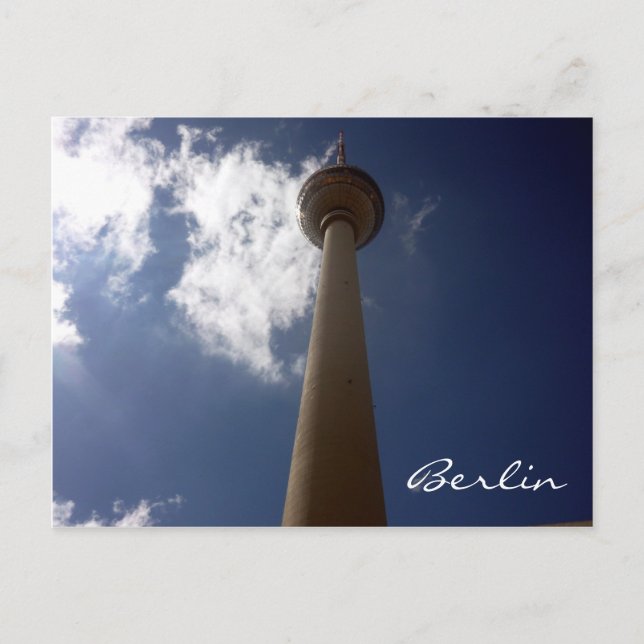 Postal fernsehturm alto (Anverso)