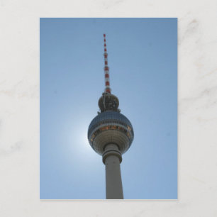 Postal fernsehturm berlin blue