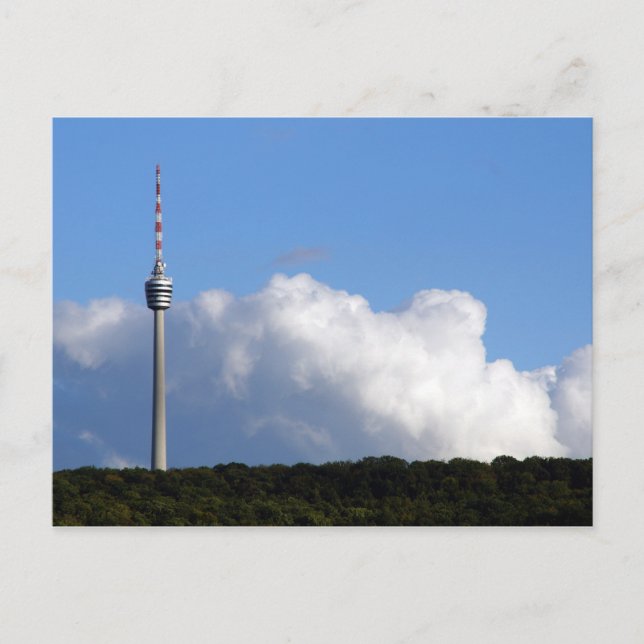 Postal Fernsehturm - Stuttgart (Anverso)
