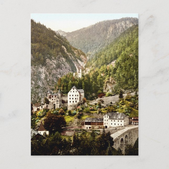 Postal Fernstein Tyrol Austro-Hungría (Anverso)