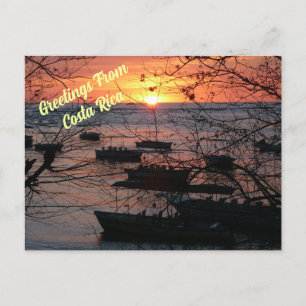 Postal Feroy atardecer costarricense en Tamarindo