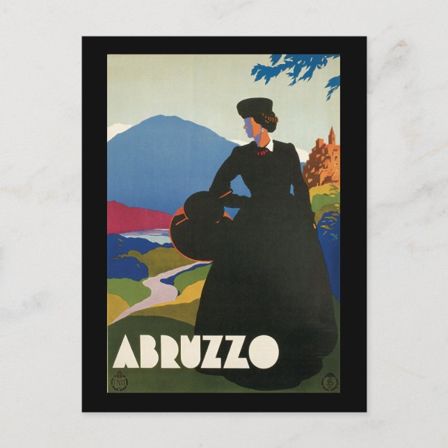 Postal Ferrari Abruzzo Italia (Anverso)