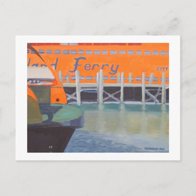 Postal Ferries In Dock (Anverso)