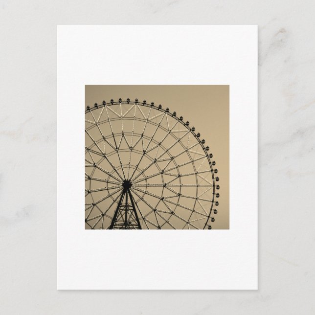 Postal Ferris Wheel: Kasai Rinkai Park, Tokyo (Anverso)