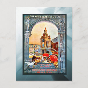 Postal Ferrocarril a Bretaña Normandía y Jersey