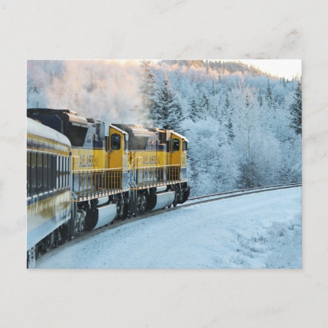 Postal Ferrocarril Alaska (Anverso)