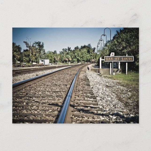 Postal Ferrocarril Bay St Louis (Anverso)