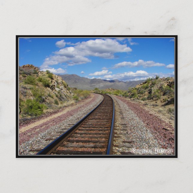 Postal Ferrocarril de Arizona del congreso (Anverso)