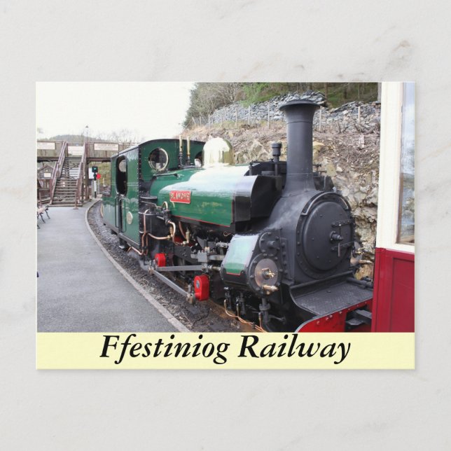 Postal Ferrocarril de Ffestiniog (Anverso)