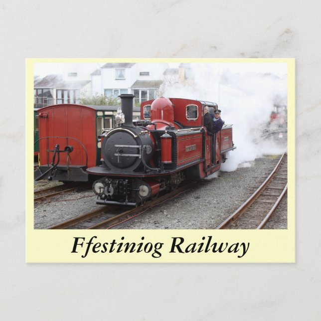 Postal Ferrocarril de Ffestiniog (Anverso)