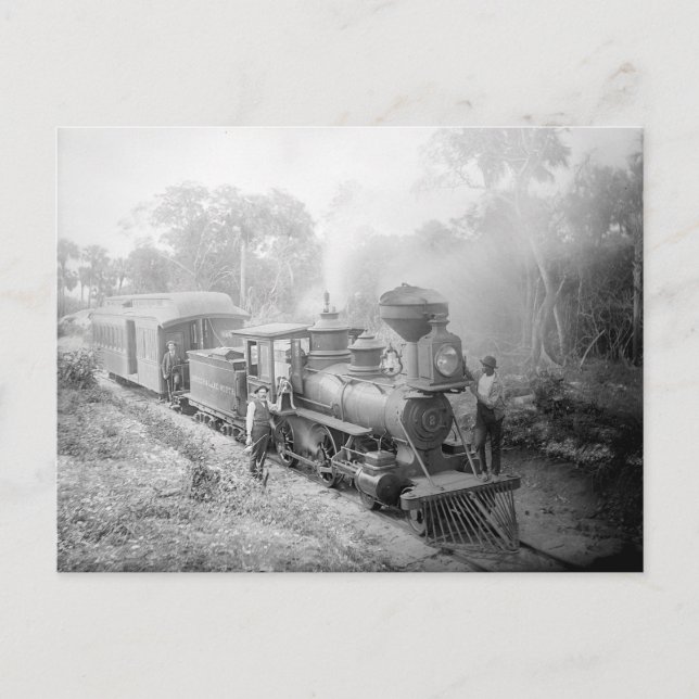 Postal Ferrocarril de Jupiter y Lake Worth, 1897 (Anverso)