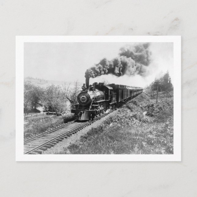 Postal Ferrocarril de la Costa Norte cerca (Anverso)