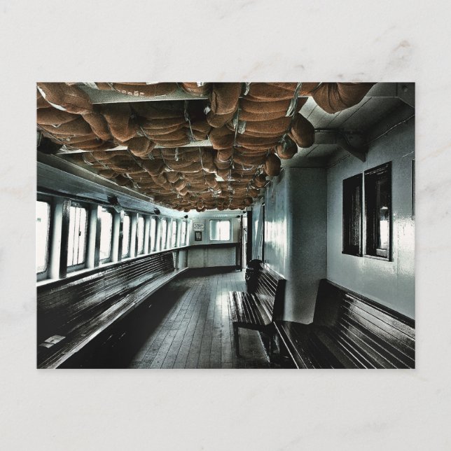 Postal Ferrocarril de la isla de Toronto (Anverso)