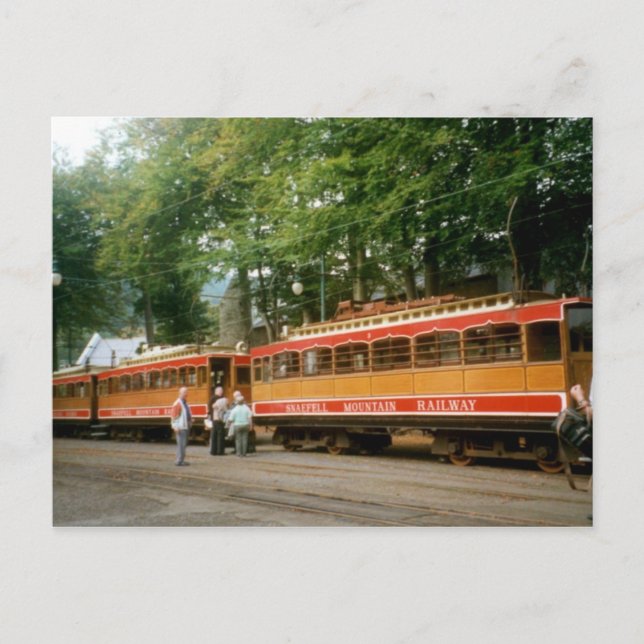 Postal Ferrocarril de la Montaña Snaefell, Isla de Man (Anverso)
