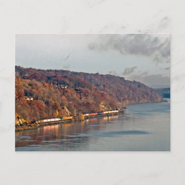 Postal Ferrocarril de serpientes (Anverso)